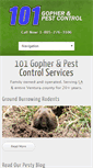 Mobile Screenshot of 101gopherpestcontrol.com